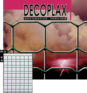 Decoplax tekercses kerítések