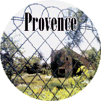 Provence szőtt tekercses kerítés